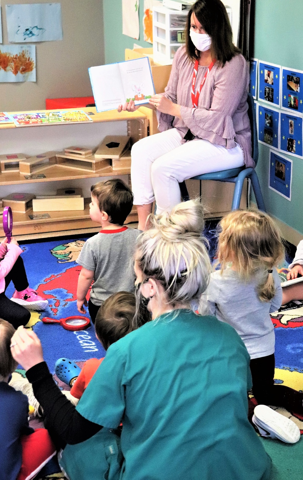 Garrison commander's spouse supports 2021 Month of the Military Child with book reading at Fort McCoy