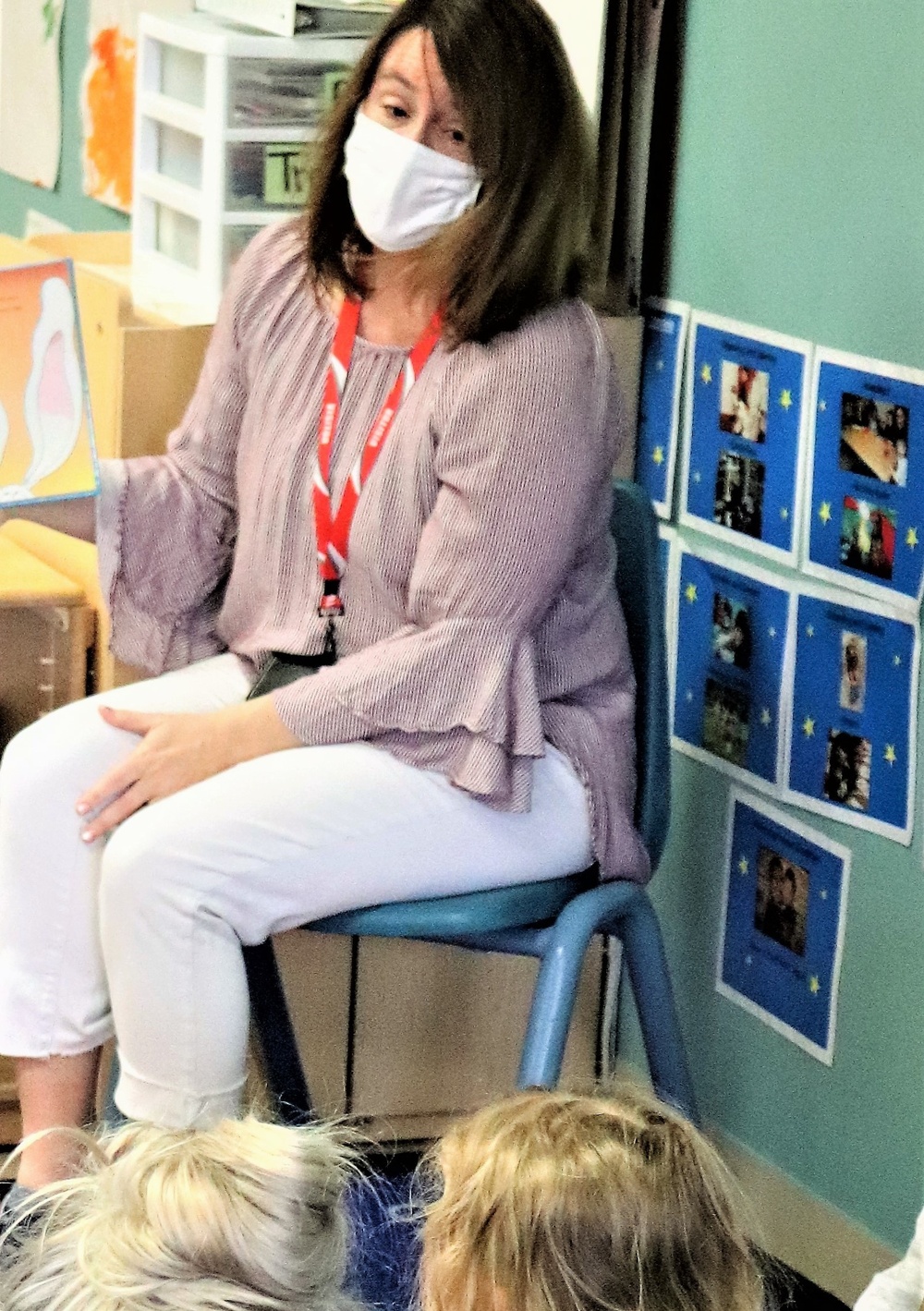 Garrison commander's spouse supports 2021 Month of the Military Child with book reading at Fort McCoy