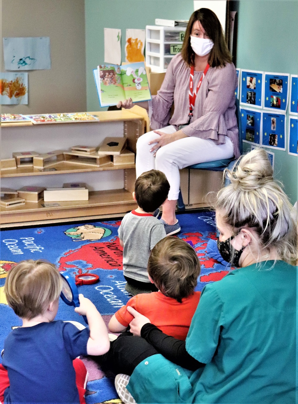 Garrison commander's spouse supports 2021 Month of the Military Child with book reading at Fort McCoy