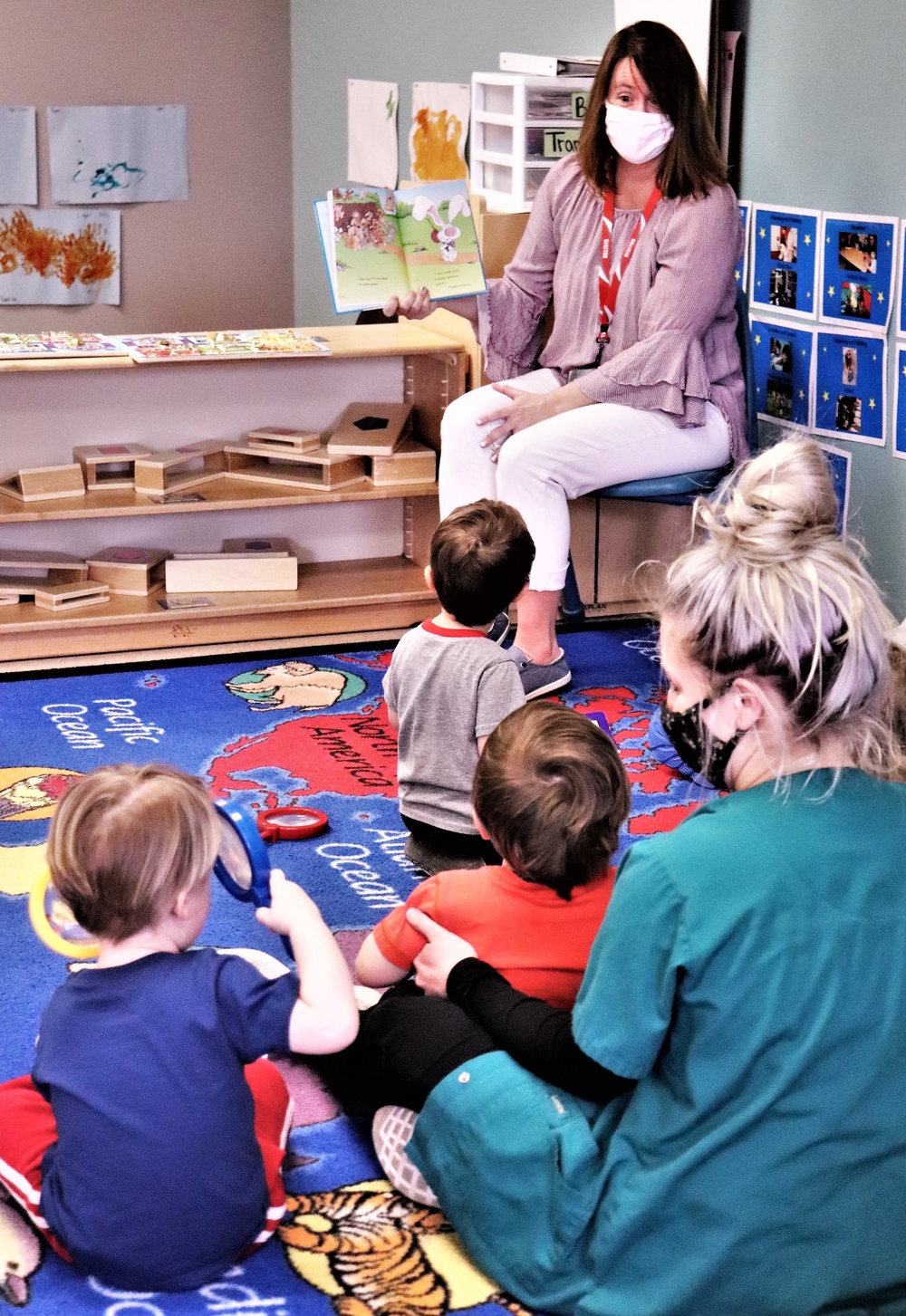Garrison commander's spouse supports 2021 Month of the Military Child with book reading at Fort McCoy