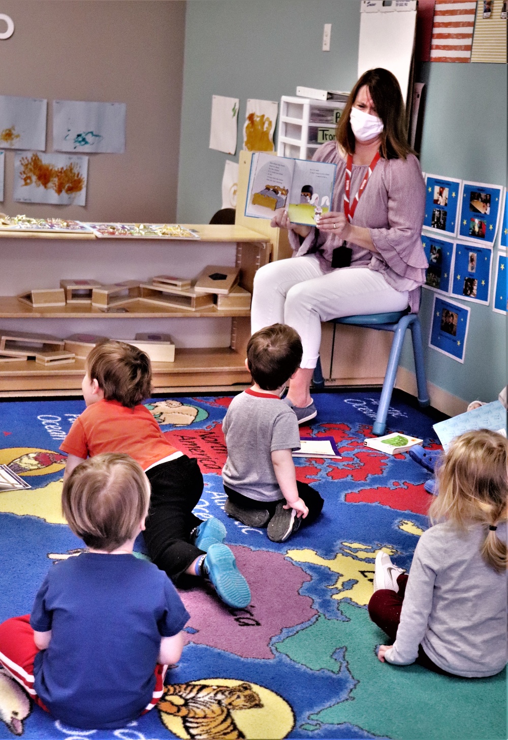 Garrison commander's spouse supports 2021 Month of the Military Child with book reading at Fort McCoy