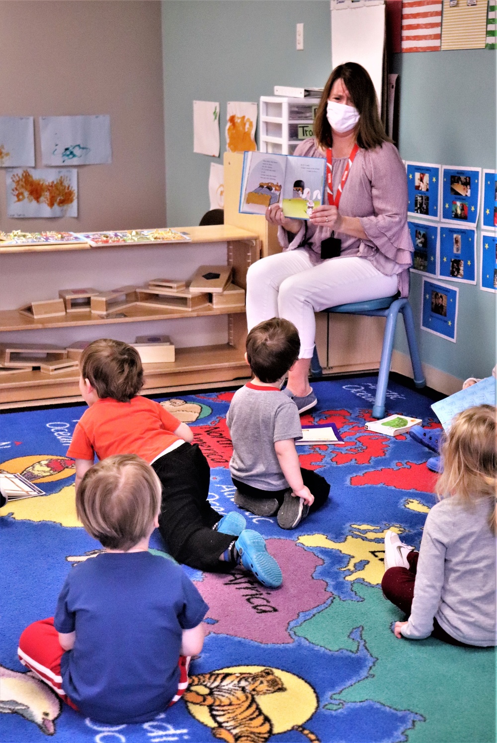 Garrison commander's spouse supports 2021 Month of the Military Child with book reading at Fort McCoy