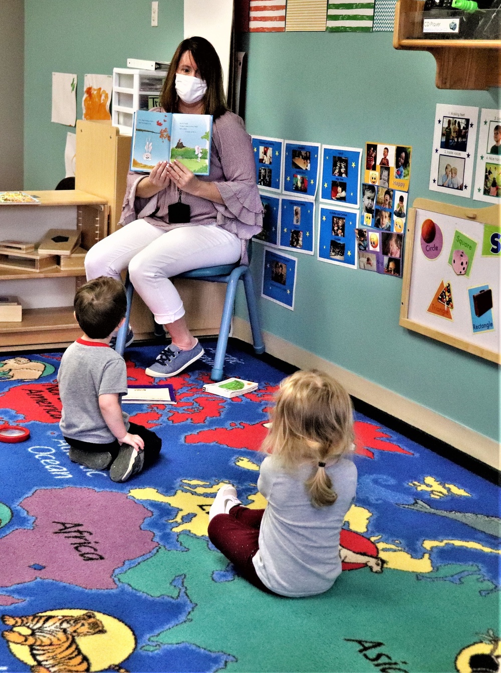 Garrison commander's spouse supports 2021 Month of the Military Child with book reading at Fort McCoy