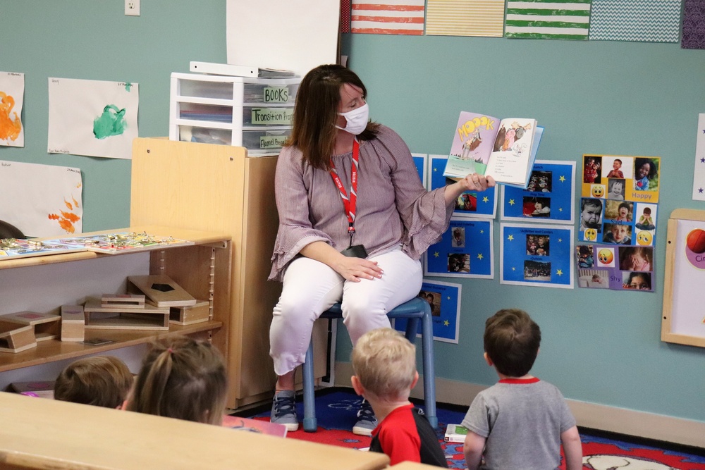Garrison commander's spouse supports 2021 Month of the Military Child with book reading at Fort McCoy Garrison commander's spouse supports 2021 Month of the Military Child with book reading at Fort McCoy