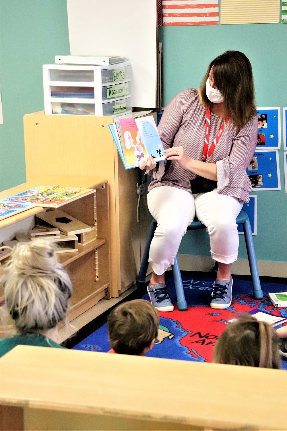 Garrison commander's spouse supports 2021 Month of the Military Child with book reading at Fort McCoy