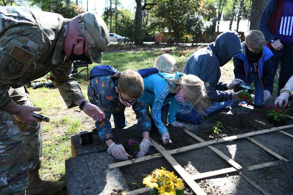 H.O.P.E. for children, new garden celebrates Month of the Military Child