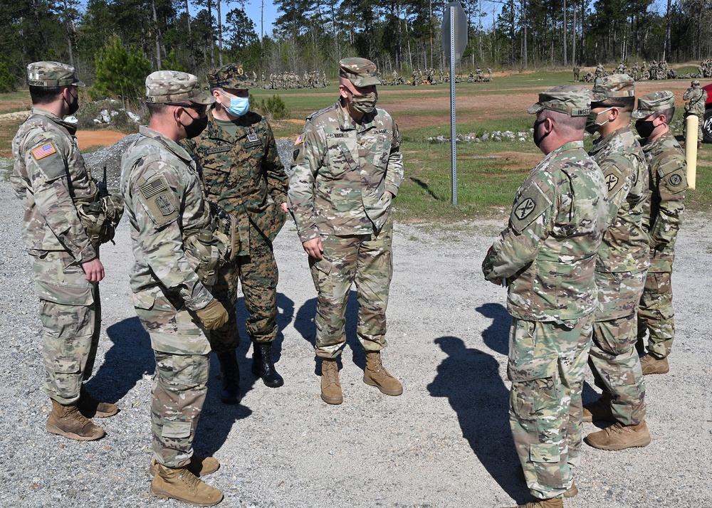 Maryland National Guard Visits State Partners at the United States Army Maneuver Center of Excellence