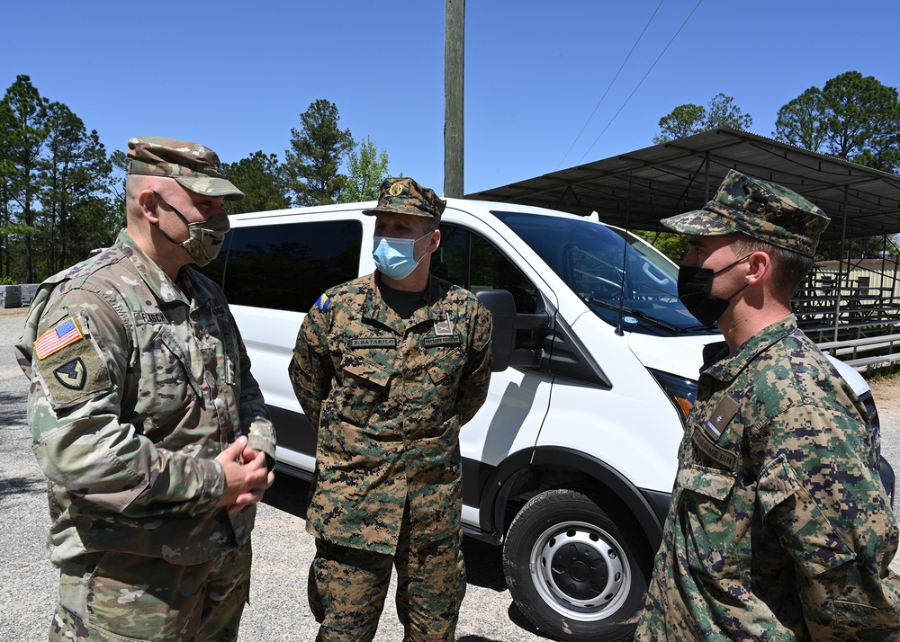 Maryland National Guard Visits State Partners at the United States Army Maneuver Center of Excellence