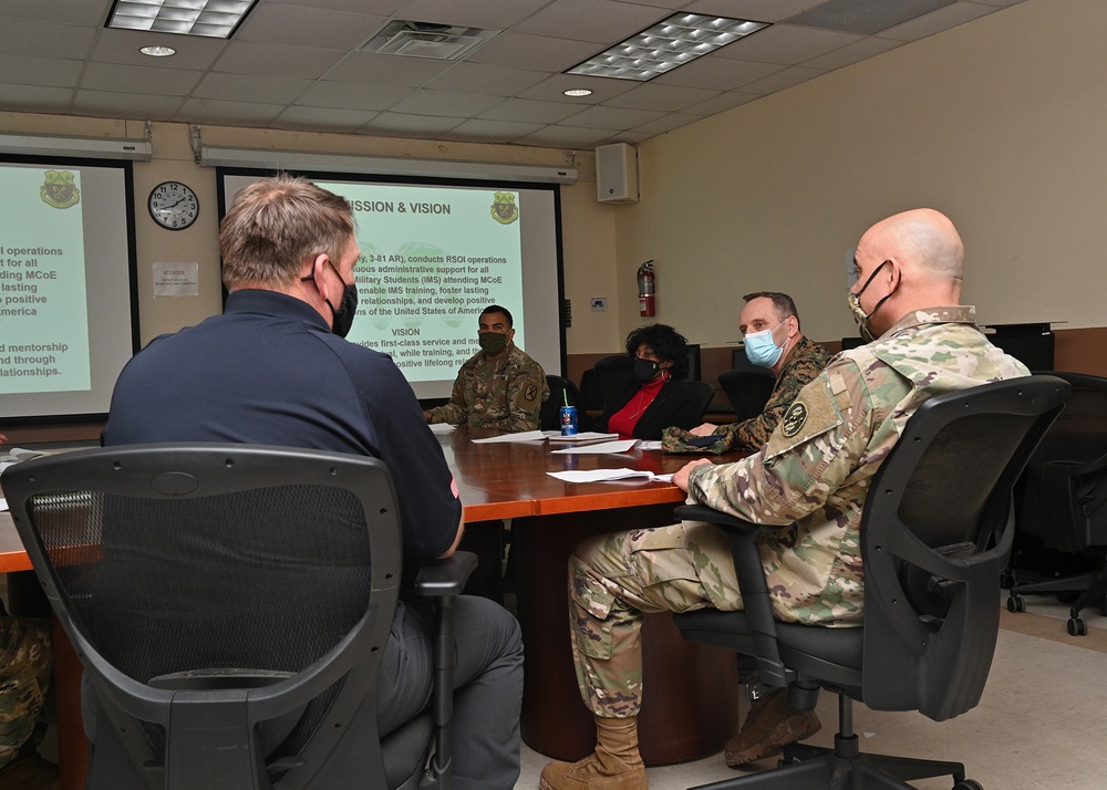 Maryland National Guard Visits State Partners at the United States Army Maneuver Center of Excellence