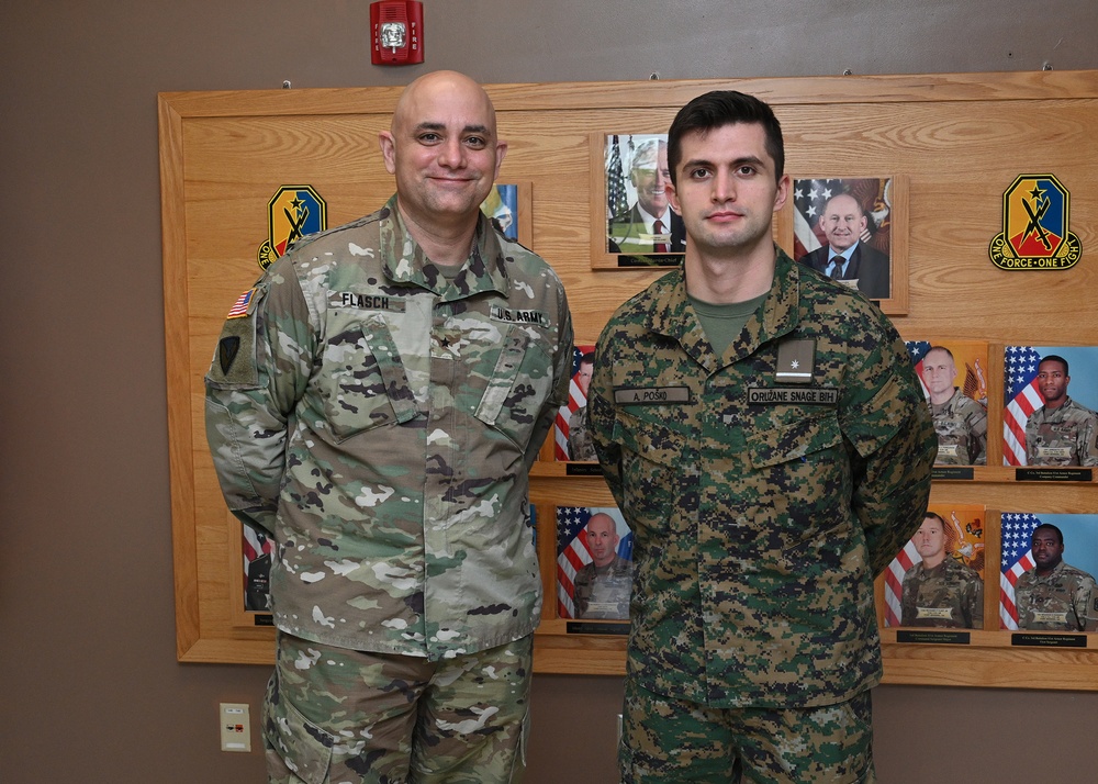 Maryland National Guard Visits State Partners at the United States Army Maneuver Center of Excellence