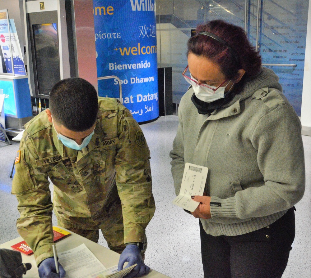 New York National Guard ends airport health form mission