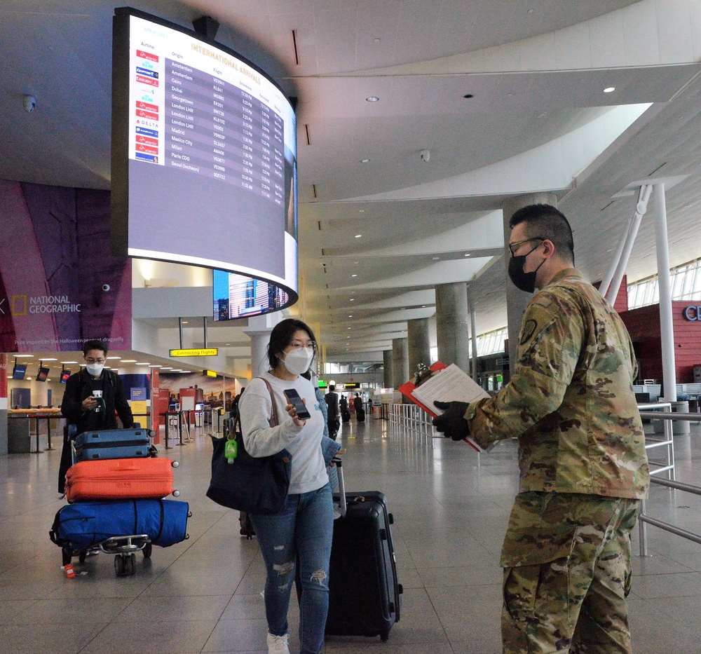 New York National Guard ends airport health form mission