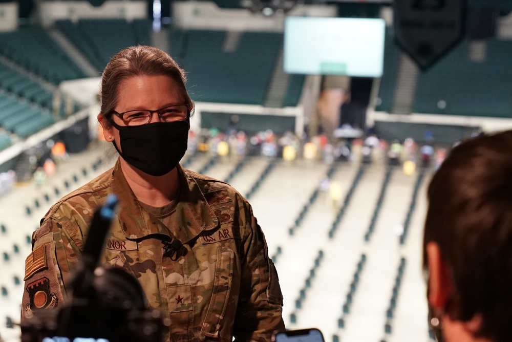 Ohio National Guard general leading mass vaccination efforts in Cleveland