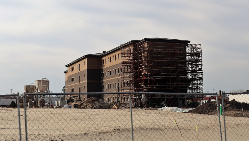 Construction of new, modern barracks building continues at Fort McCoy