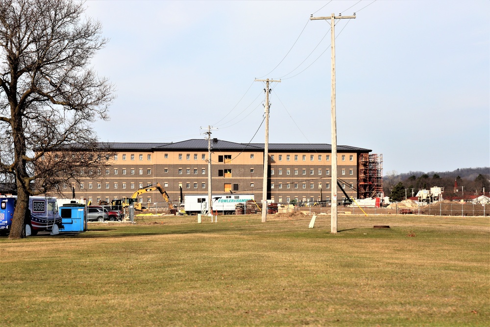 Construction of new, modern barracks building continues at Fort McCoy