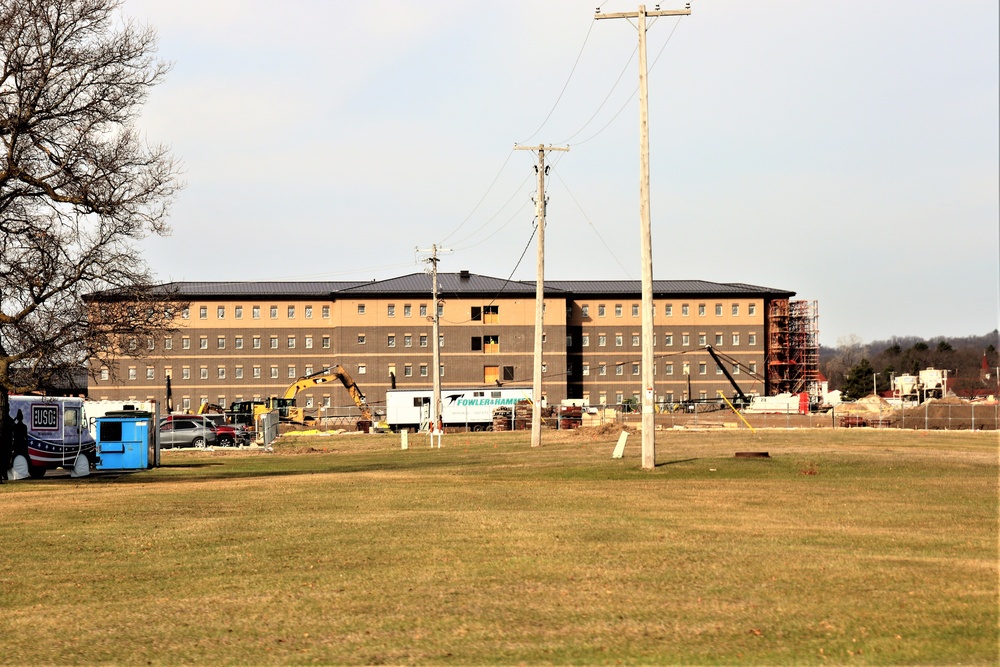 Construction of new, modern barracks building continues at Fort McCoy