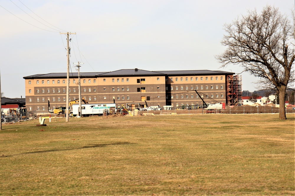 Construction of new, modern barracks building continues at Fort McCoy