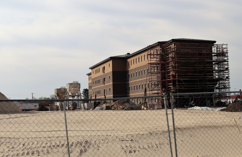 Construction of new, modern barracks building continues at Fort McCoy