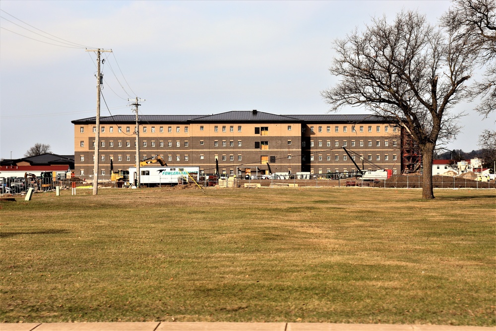 Construction of new, modern barracks building continues at Fort McCoy