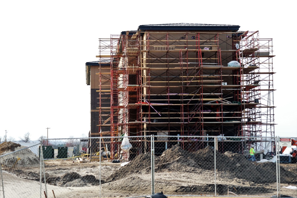 Construction of new, modern barracks building continues at Fort McCoy