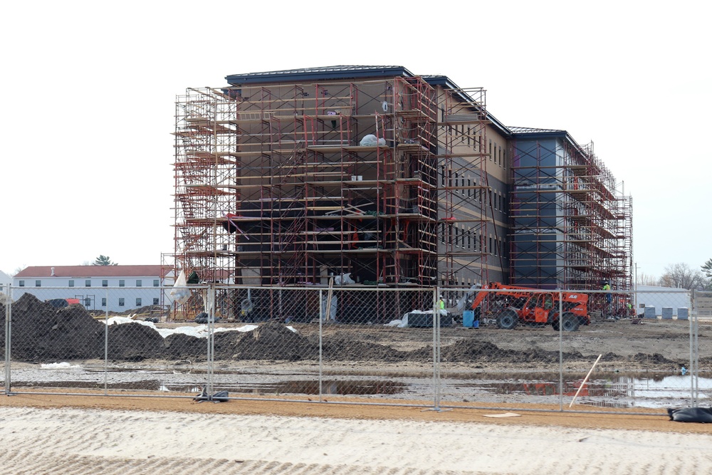 Construction of new, modern barracks building continues at Fort McCoy