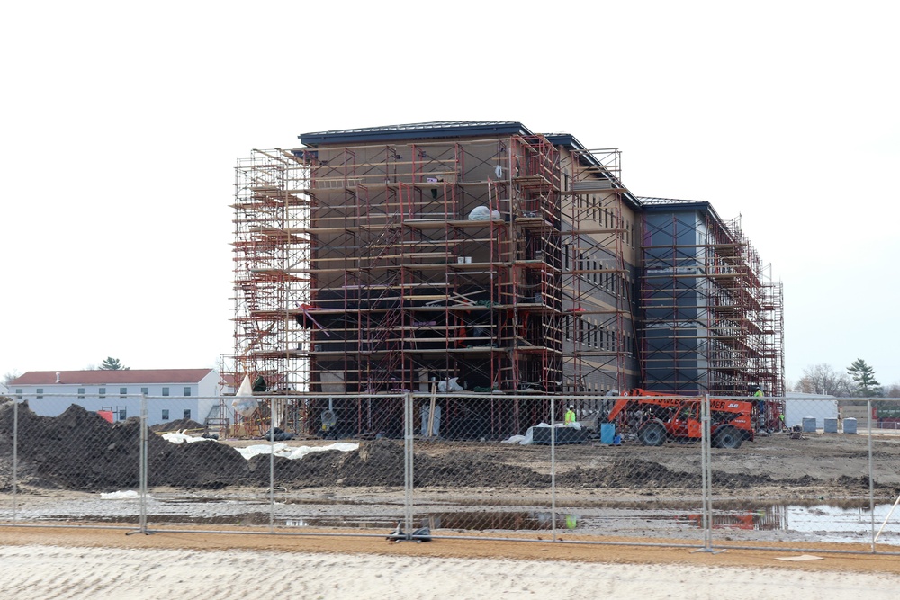 Construction of new, modern barracks building continues at Fort McCoy