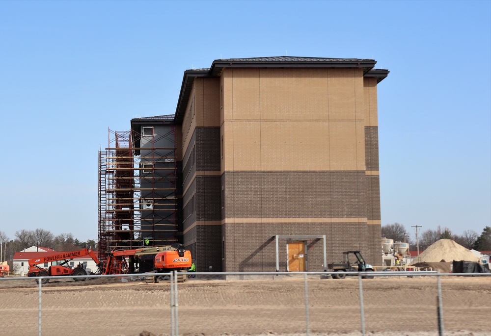 Construction of new, modern barracks building continues at Fort McCoy