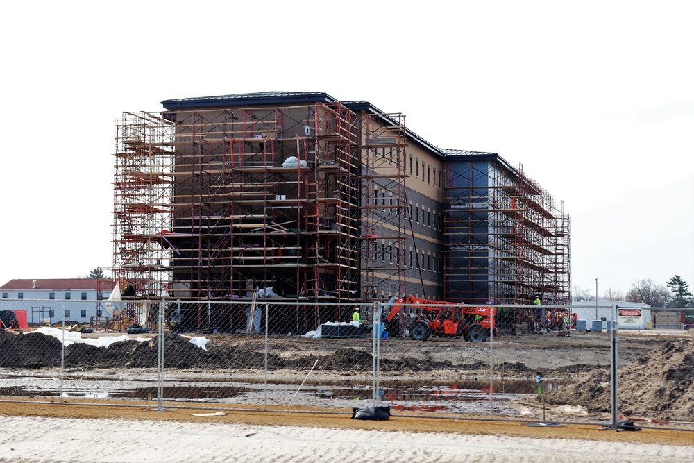 Construction of new, modern barracks building continues at Fort McCoy