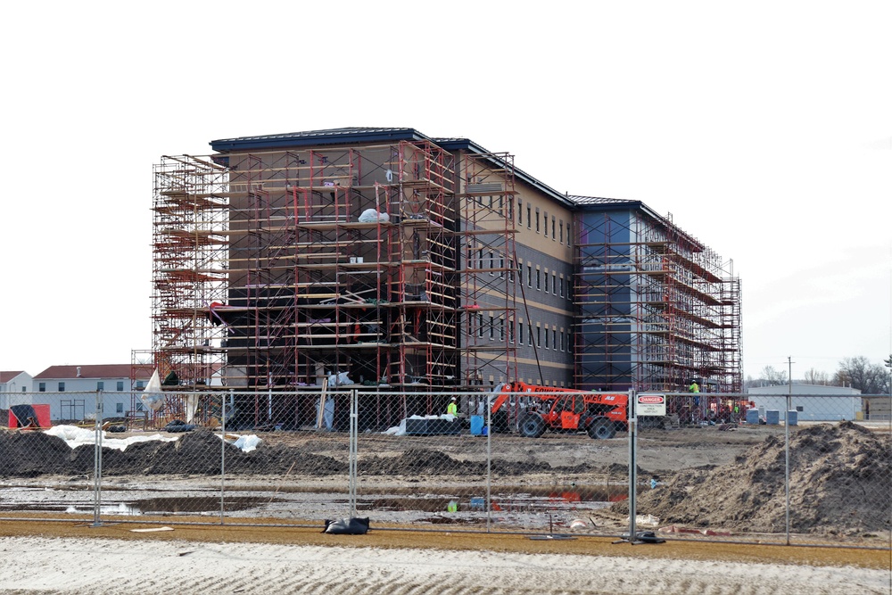 Construction of new, modern barracks building continues at Fort McCoy