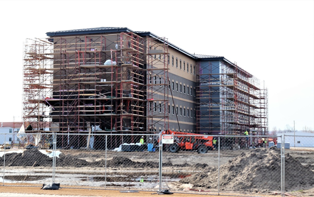 Construction of new, modern barracks building continues at Fort McCoy