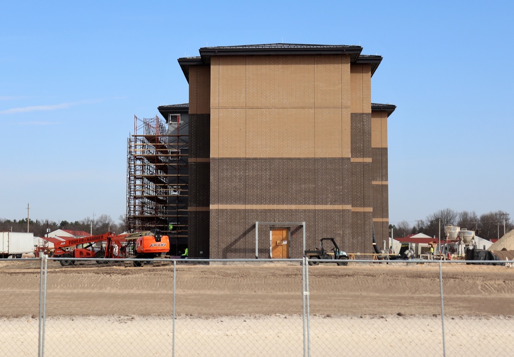 Construction of new, modern barracks building continues at Fort McCoy