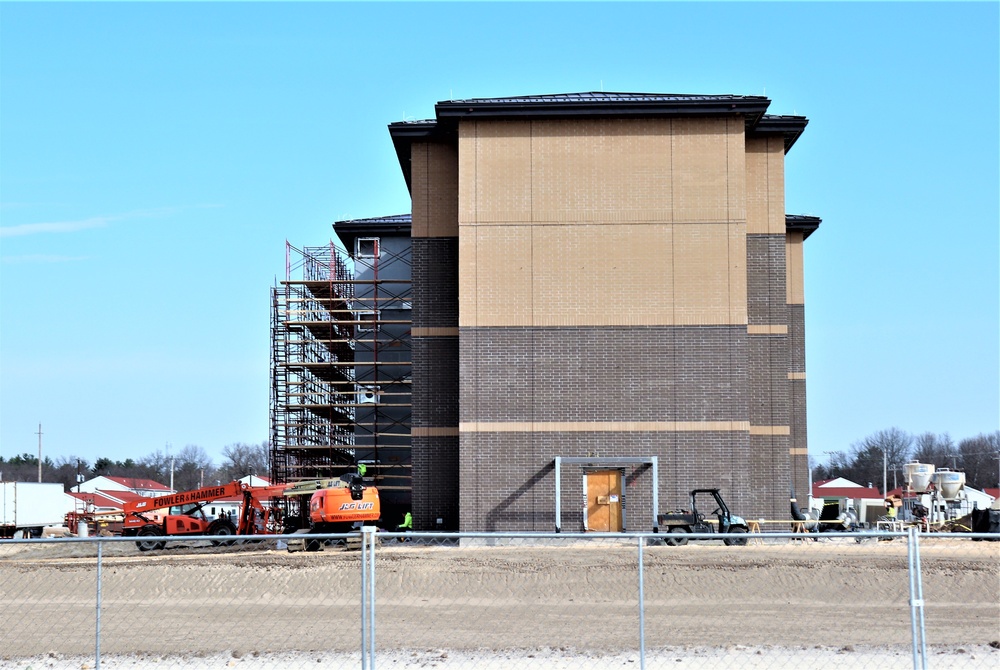 Construction of new, modern barracks building continues at Fort McCoy