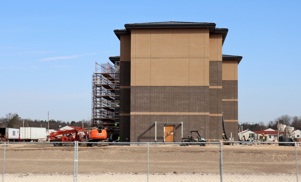 Construction of new, modern barracks building continues at Fort McCoy