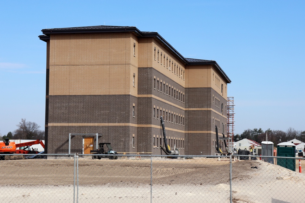 Construction of new, modern barracks building continues at Fort McCoy