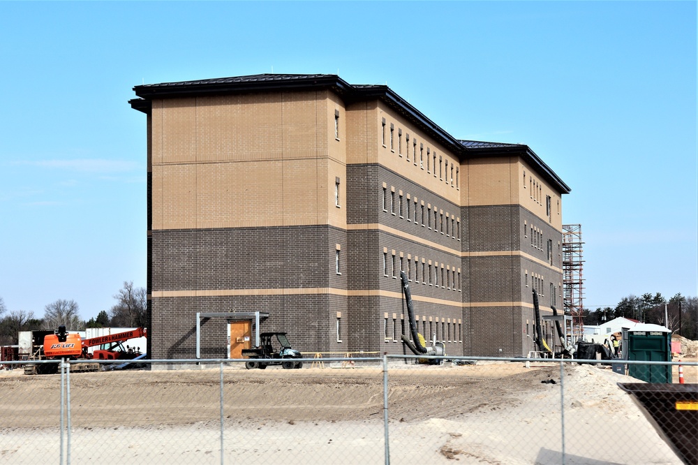 Construction of new, modern barracks building continues at Fort McCoy