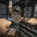 A U.S. Army Aeromedical Research Laboratory flight paramedic tests new items in a space utilization study at the School of Aviation Medicine's DUSTOFF Training complex. The USAARL and SAAM frequently collaborate to make sure the U.S. Army's next generatio