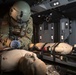 A U.S. Army Aeromedical Research Laboratory flight paramedic tests new items in a space utilization study at the School of Aviation Medicine's DUSTOFF Training complex. The USAARL and SAAM frequently collaborate to make sure the U.S. Army's next generatio