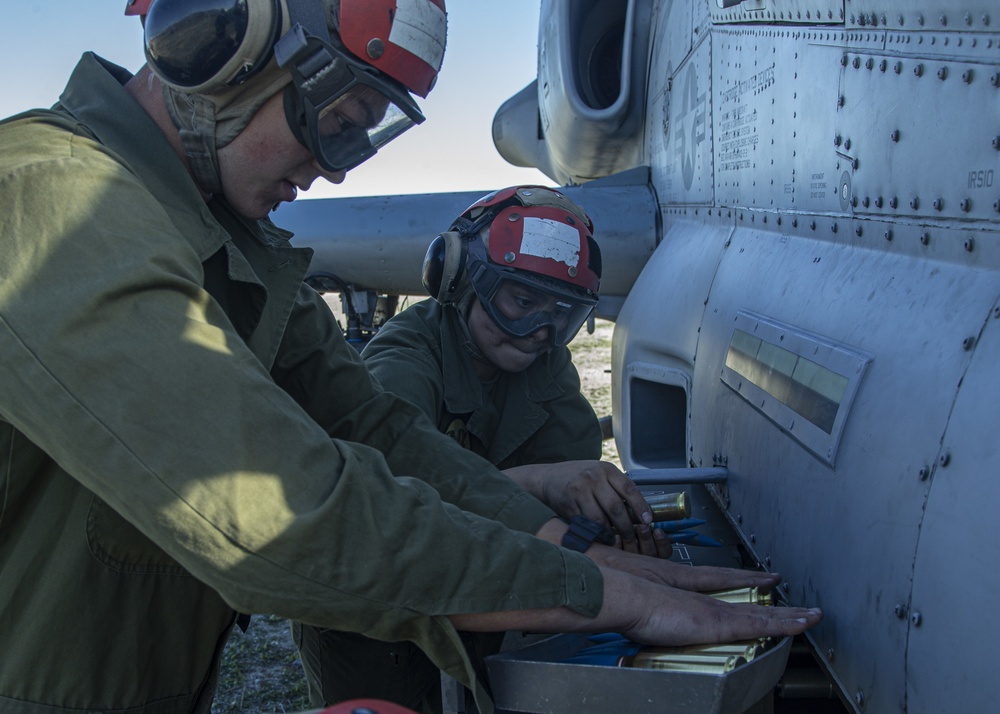 HMLA-369 Marines conduct FARP operations