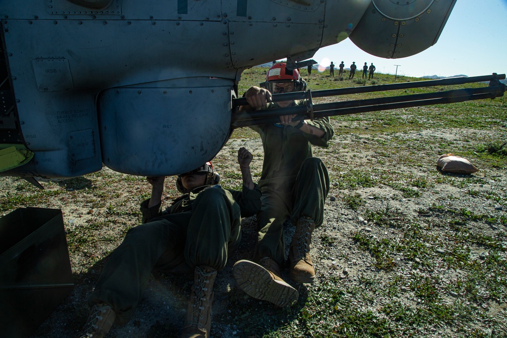 HMLA-369 Marines conduct FARP operations