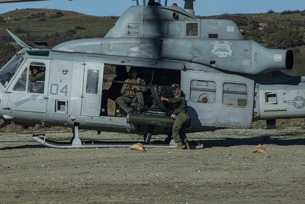 HMLA-369 Marines conduct FARP operations