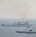 Ships operate in the Bay of Bengal in support of exercise La Perouse 2021