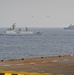 Ships operate in the Bay of Bengal in support of exercise La Perouse 2021