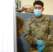 U.S. Soldiers and Sailors aid in administering COVID-19 vaccines at Rafael Hernandez Elementary School CVC