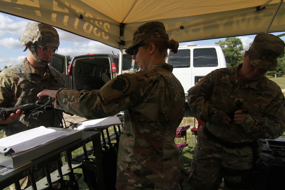 338th Army Band Conducts Weapons Qualification