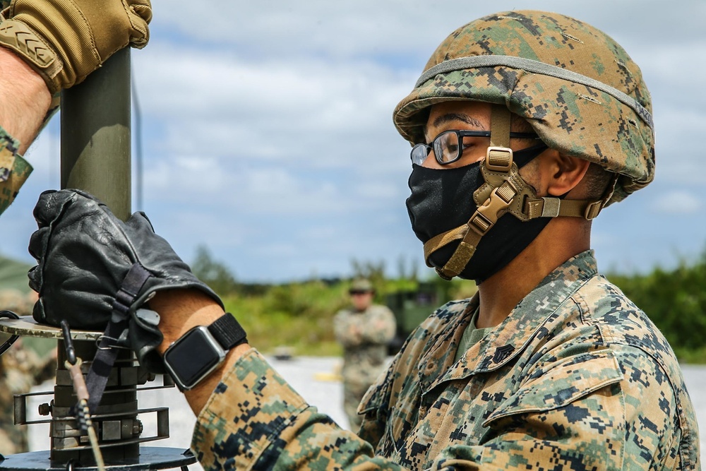 Marines with 3d Supply Battalion demonstrate their field communication capabilities