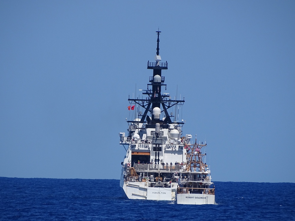 Astern Refueling at Sea