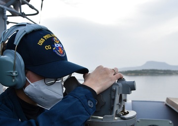 USS PHILIPPINE SEA TRANSITS MEDITERRANEAN SEA/DEPLOYMENT