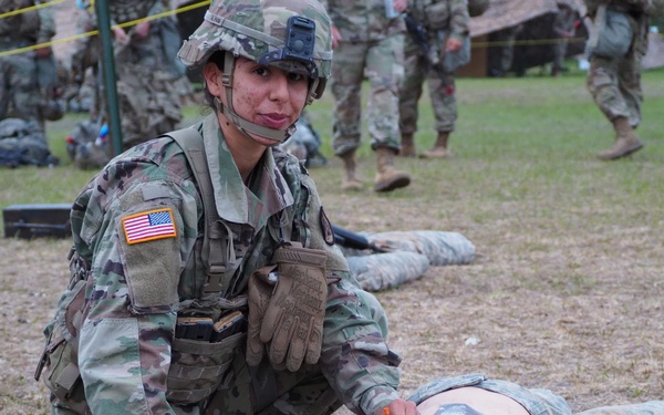 First 3d CR Female Officer Trains for Expert Infantry Badge Test