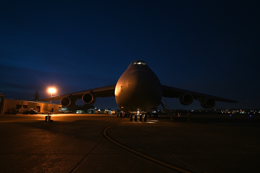 Heritage flight, 120,000 pounds of cargo delivered