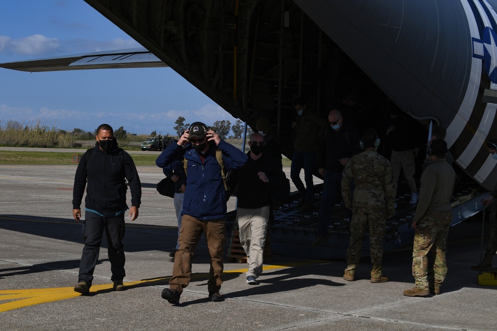 31st Fighter Wing arrives in Greece